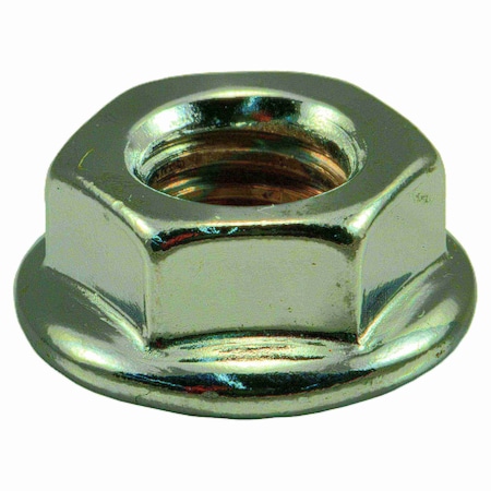 Midwest Fastener Flange Nut, 5/16"-18, Steel, Chrome Plated, 6 PK 39283